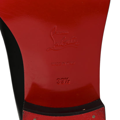 Christian Louboutin Calfskin Ingrassato Womens Marmada Flat Chelsea Boots 39.5 Black 7 of 8