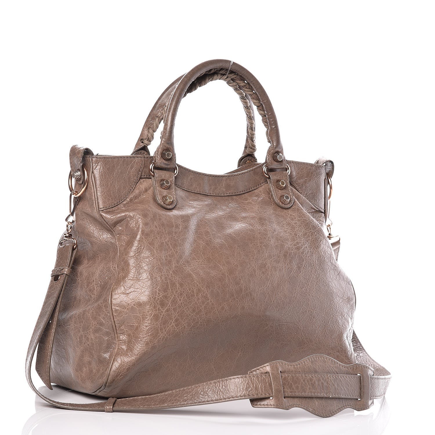 Balenciaga Agneau Giant 12 Rose Gold Hardware Velo Gris Poivre 3 of 21