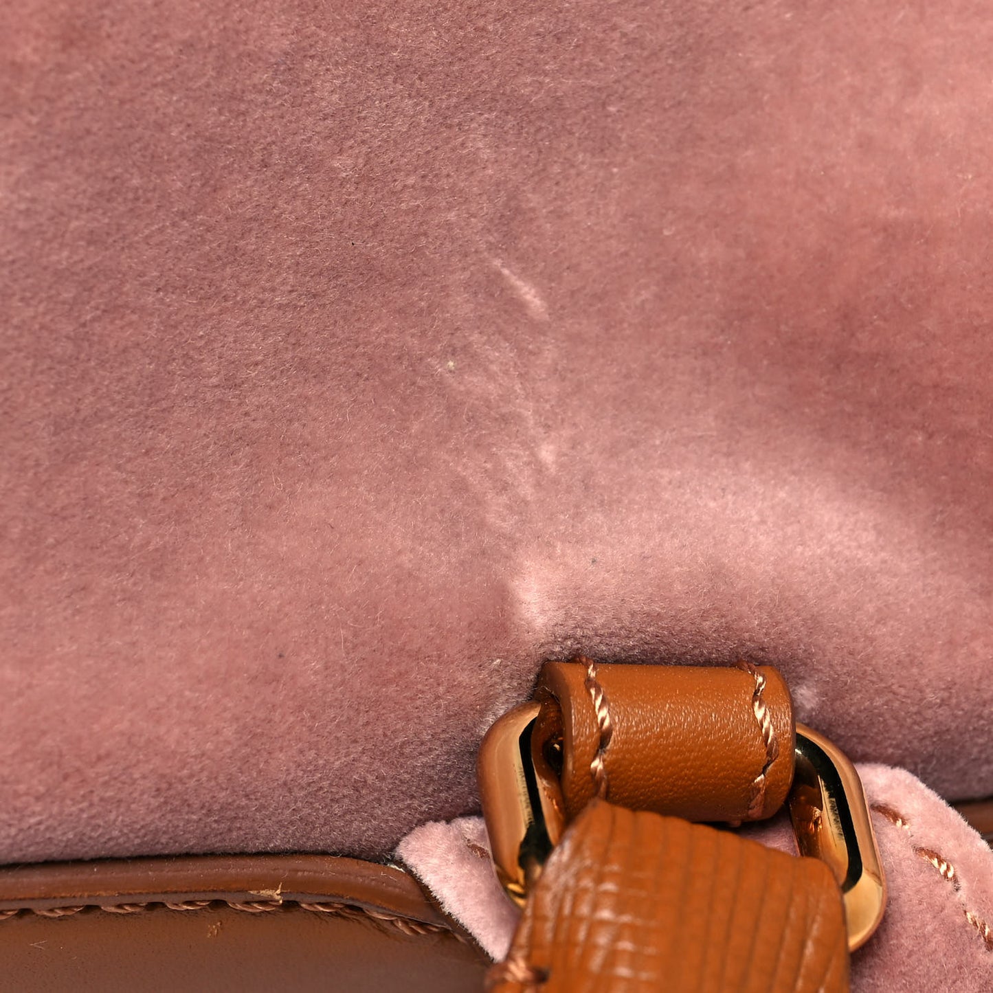 Velvet Large Rucksack Backpack Ash Pink