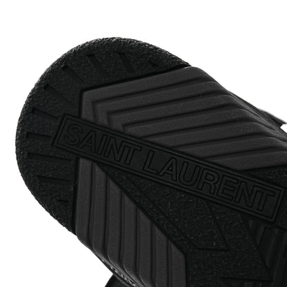 Saint Laurent Calfskin Smith High Top Sneakers 41 White Black 8 of 11