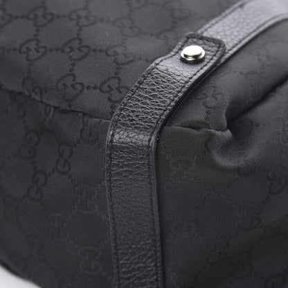 Gucci Nylon Monogram Medium Abbey Shoulder Bag Black 11 of 12