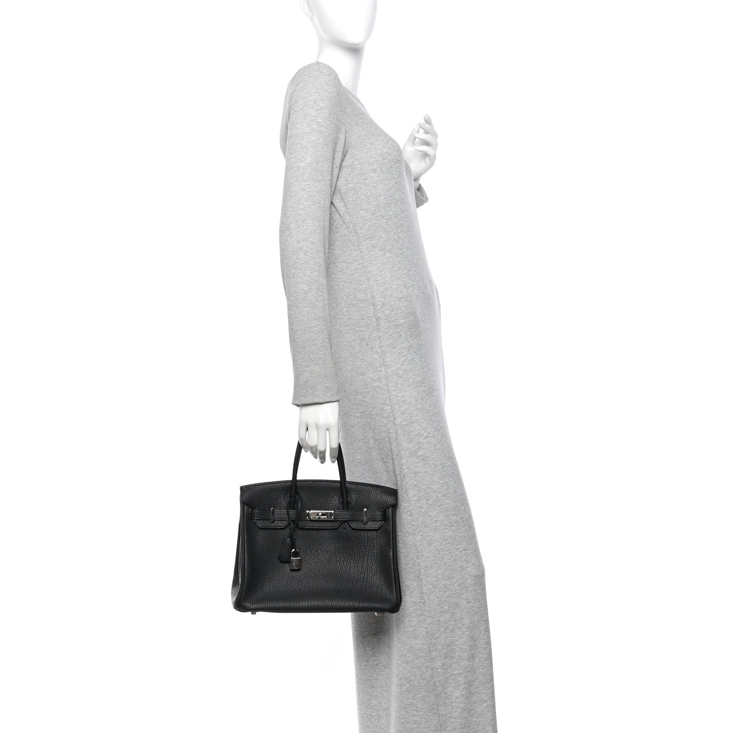 Hermes Togo BIRKIN 30 Black 2 of 12