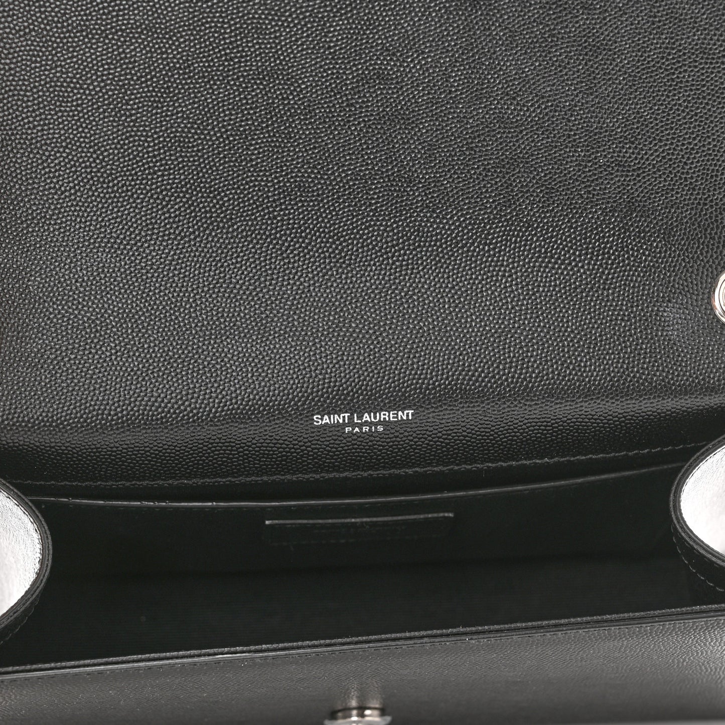 Grain De Poudre Medium Classic Monogram Kate Satchel Black