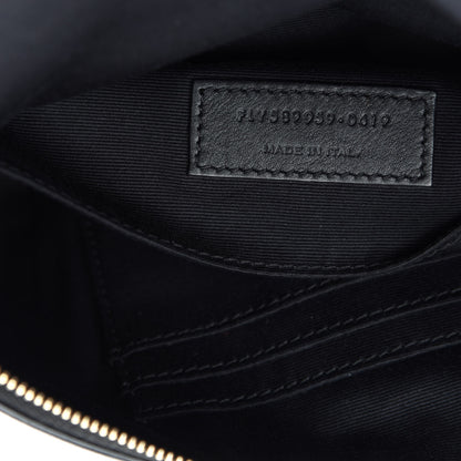 Saint Laurent Grain De Poudre Monogram Belt Bag Black 9 of 10