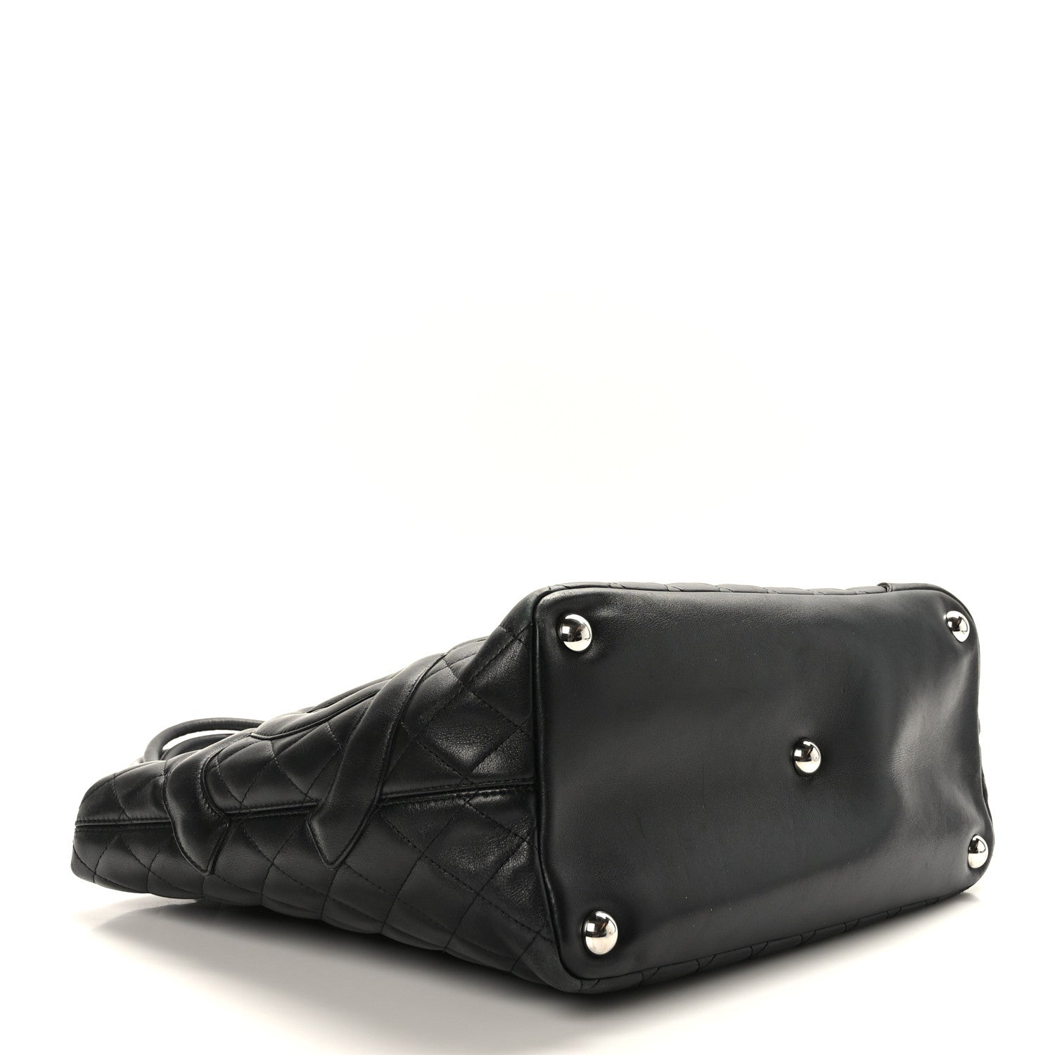 Chanel Calfskin Quilted Large Cambon Tote Black 4 of 9