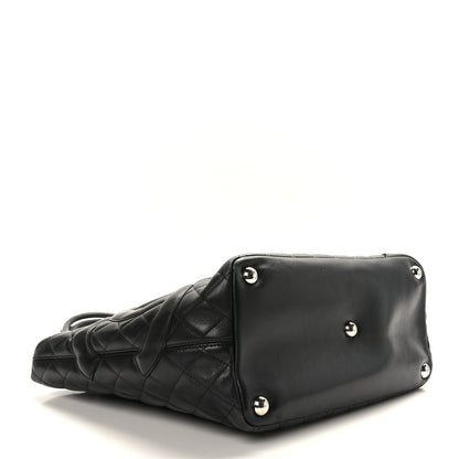 Chanel Calfskin Quilted Large Cambon Tote Black 4 of 9