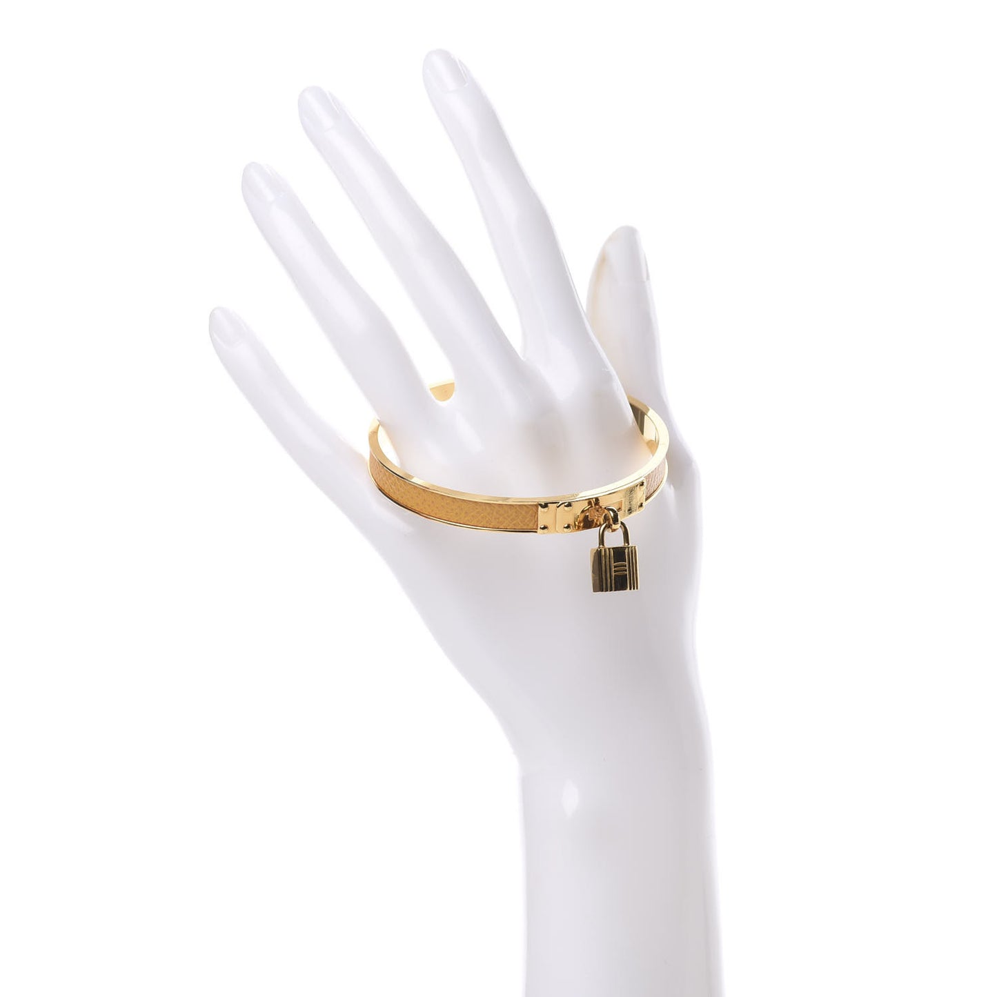 Courchevel Kelly Lock Cadena Bracelet Jaune