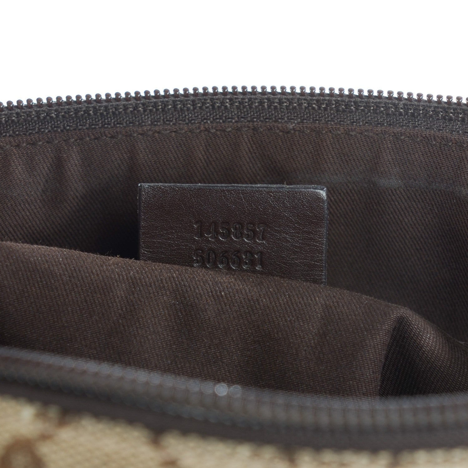 Gucci Monogram Calfskin Perforated Medium Flat Messenger Bag Dark Brown 9 of 11