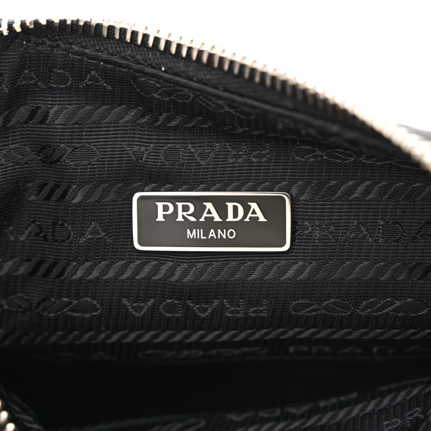 Prada Nylon Re-Edition 2005 Shoulder Bag Black 7 of 14