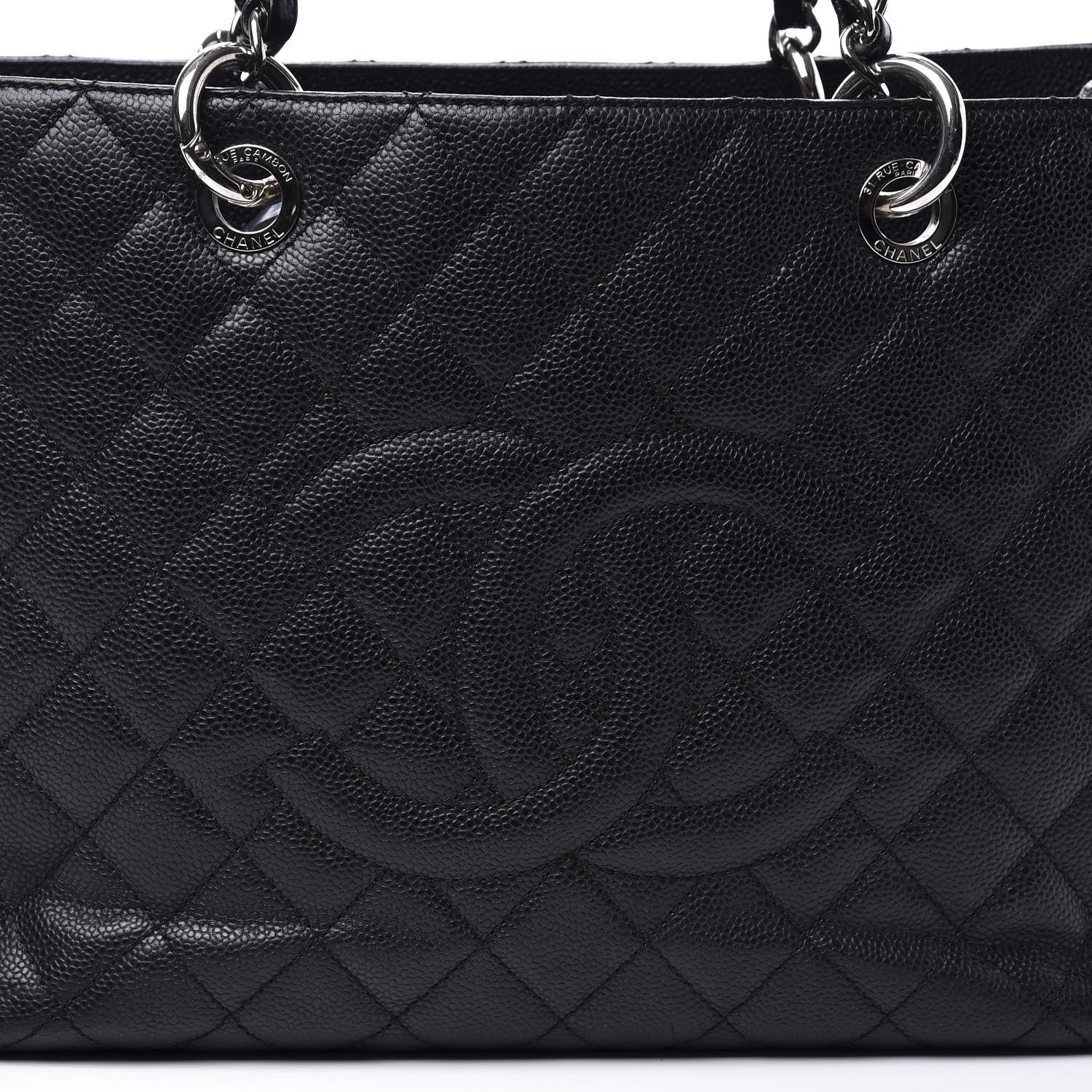 Chanel Caviar Quilted Grand Shopping Tote GST Black 10 of 10