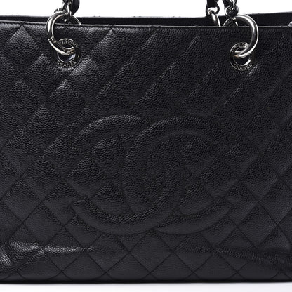 Chanel Caviar Quilted Grand Shopping Tote GST Black 10 of 10