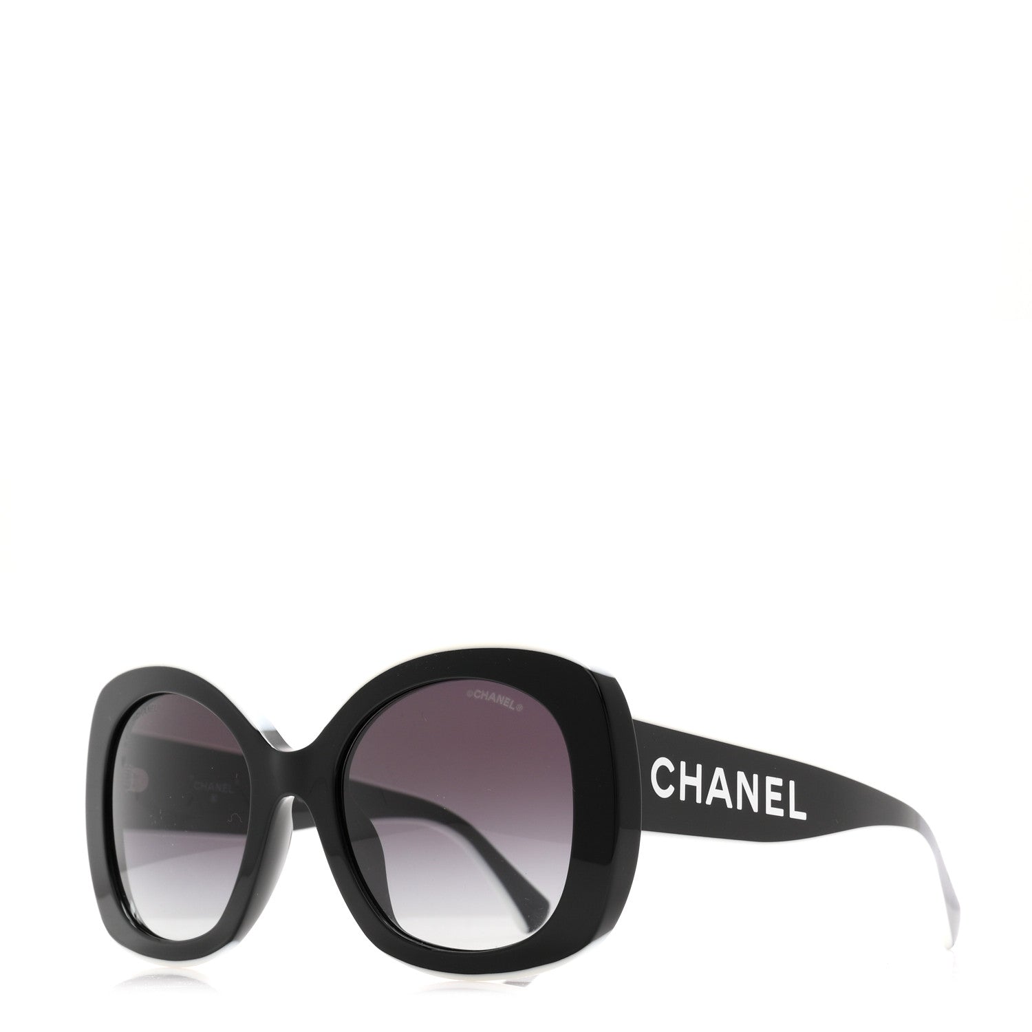 Chanel Acetate Sunglasses 71414A Black 1 of 8