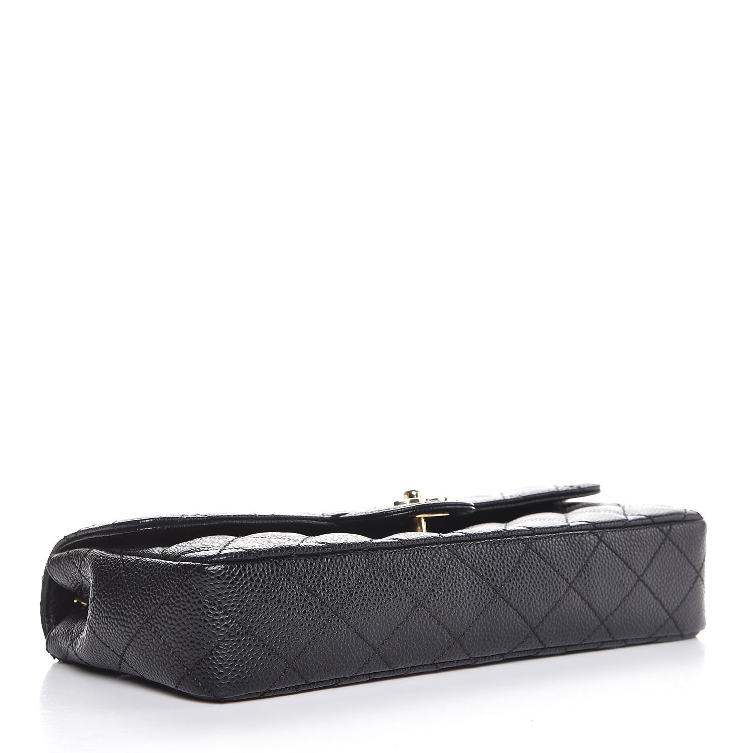 Chanel Caviar Quilted East West Flap Black 4 of 7