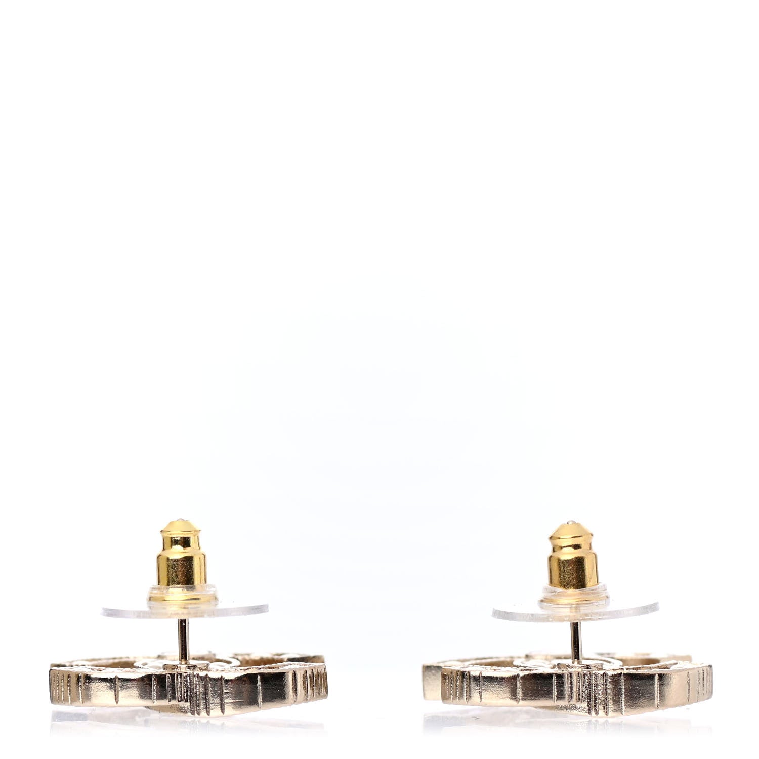 Chanel Pearl CC Earrings Gold 3 of 4