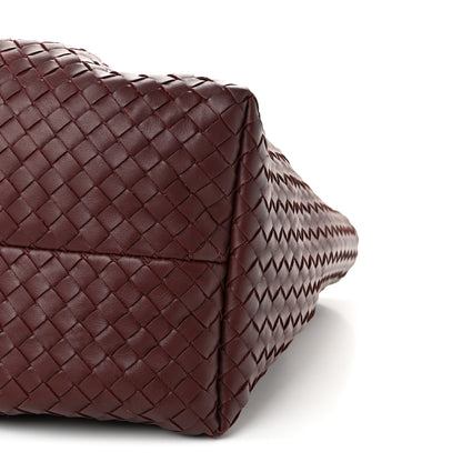 Bottega Veneta Calfskin Intrecciato Pinacoteca Reversible Tote Madder Brown Lunar 10 of 11