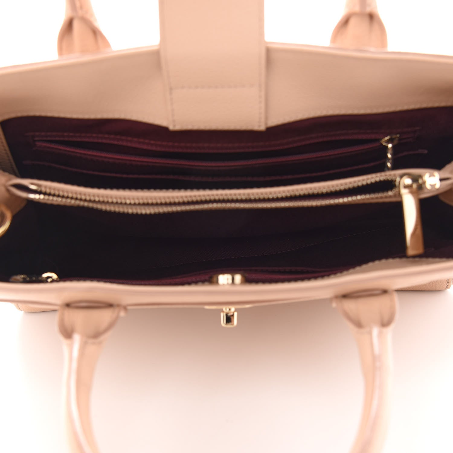 Chanel Grained Calfskin Small Neo Executive Shopper Tote Beige 5 of 11