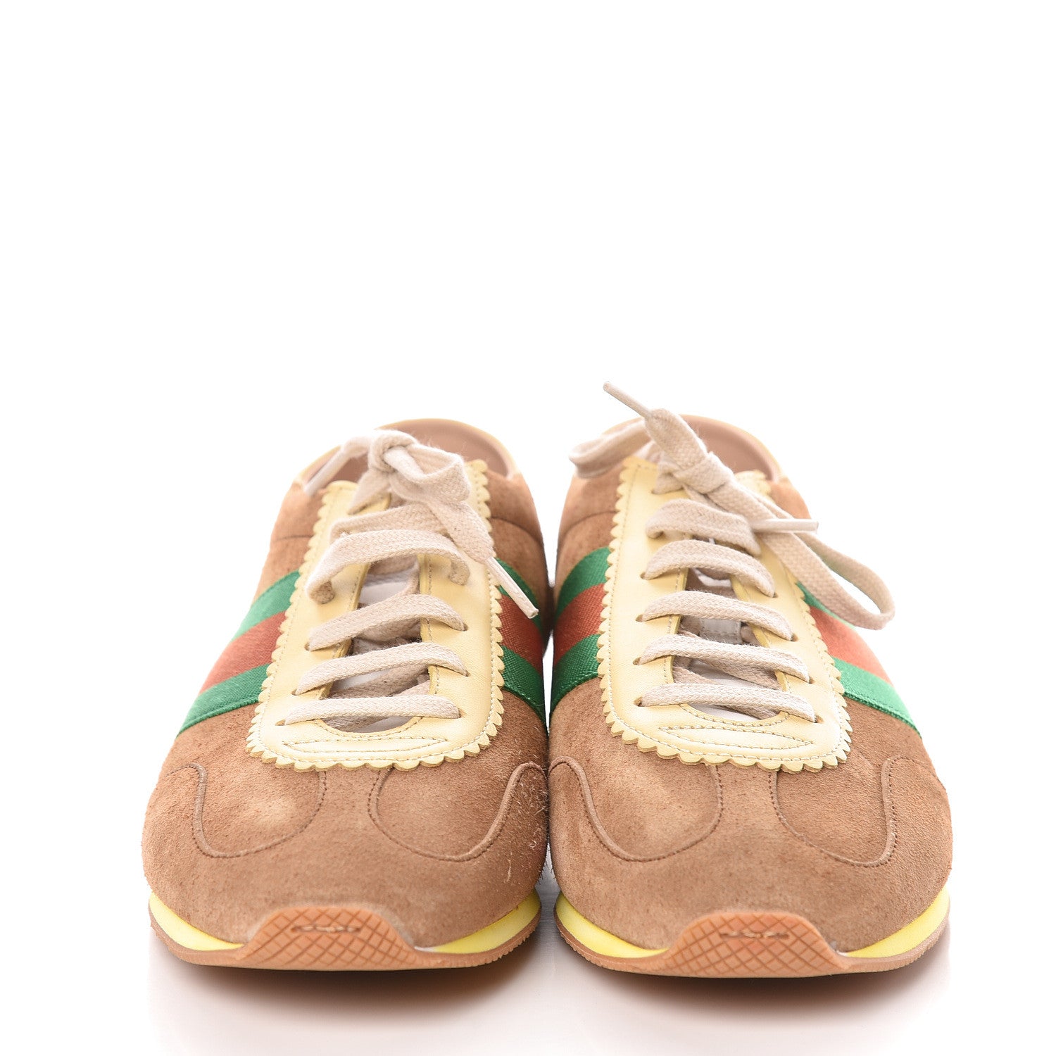 Gucci Suede Web Womens Rocket Sneakers 41 Nocciola Burro 2 of 17