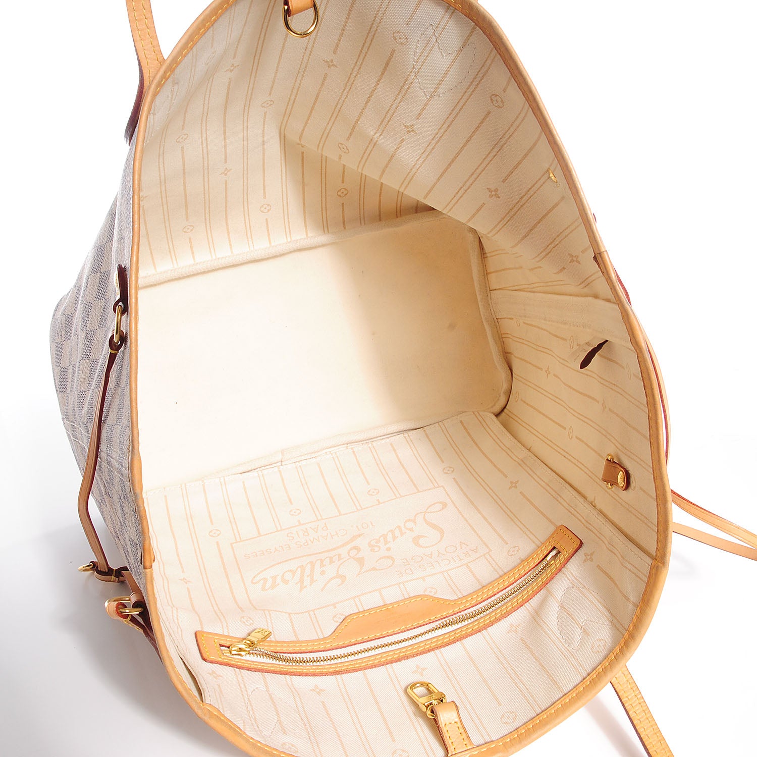 Louis Vuitton Damier Azur Neverfull MM 5 of 8