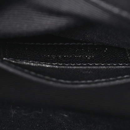 Saint Laurent Calfskin Fringe Small Monogram Satchel Black 7 of 10