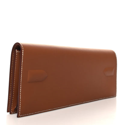 Hermes Swift Shadow Clutch 29 Gold 3 of 11