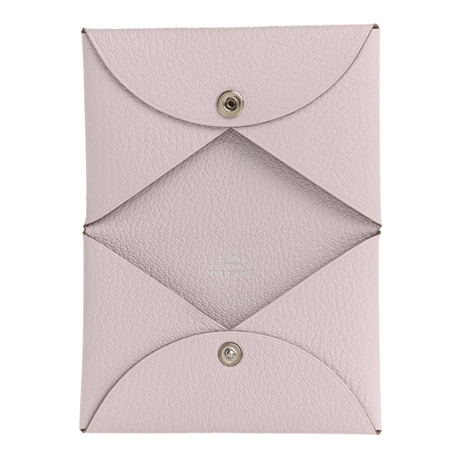 Hermes Chevre Mysore Calvi Card Case Mauve Pale 5 of 8