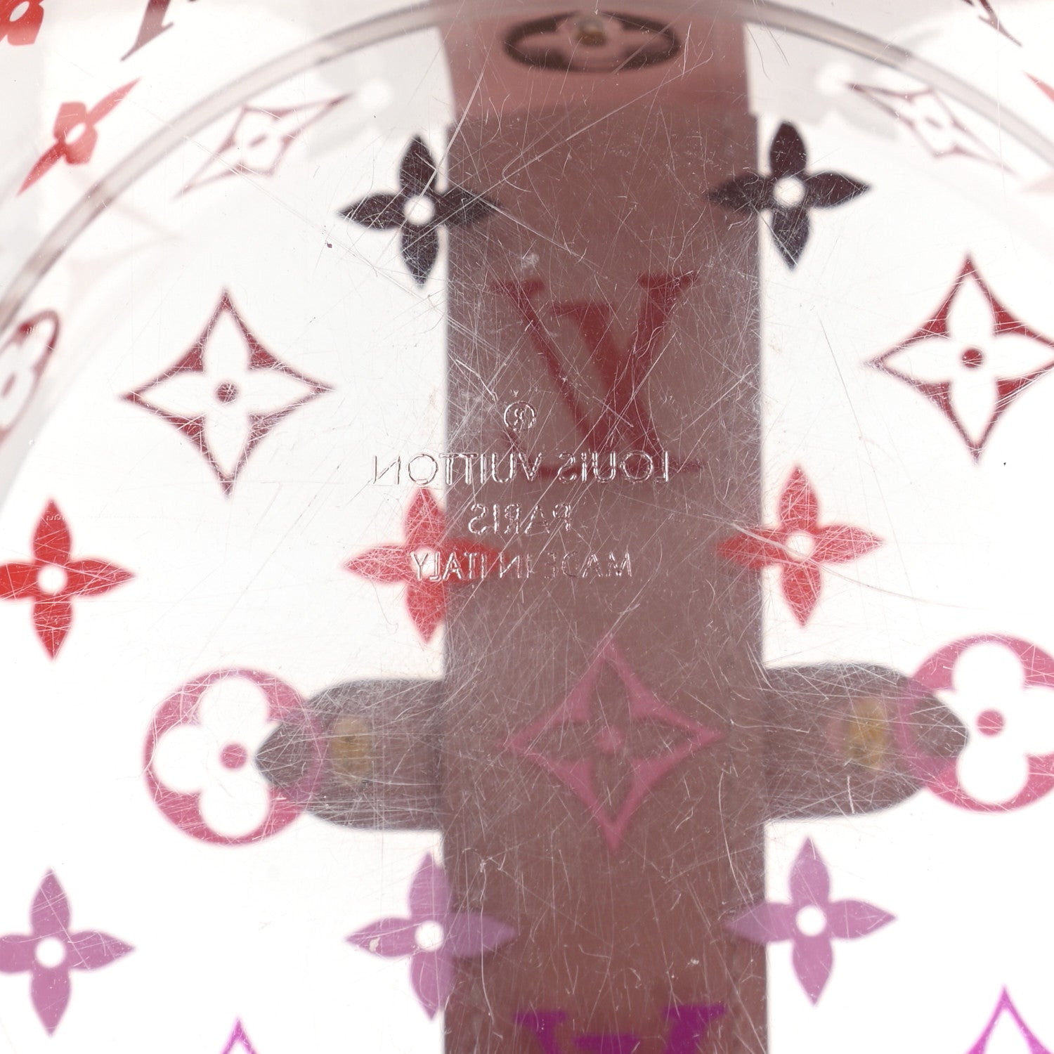 Louis Vuitton Transparent Plexiglass Box Scott Rose Ballerine 6 of 6