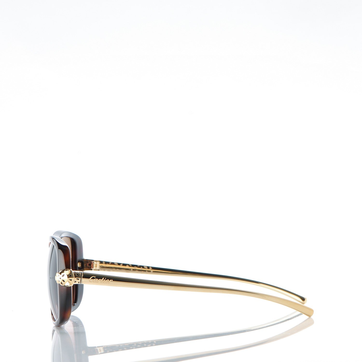 Cartier Panthere Wild De Sunglasses Tortoise 3 of 7