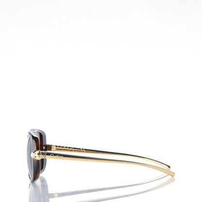 Cartier Panthere Wild De Sunglasses Tortoise 3 of 7