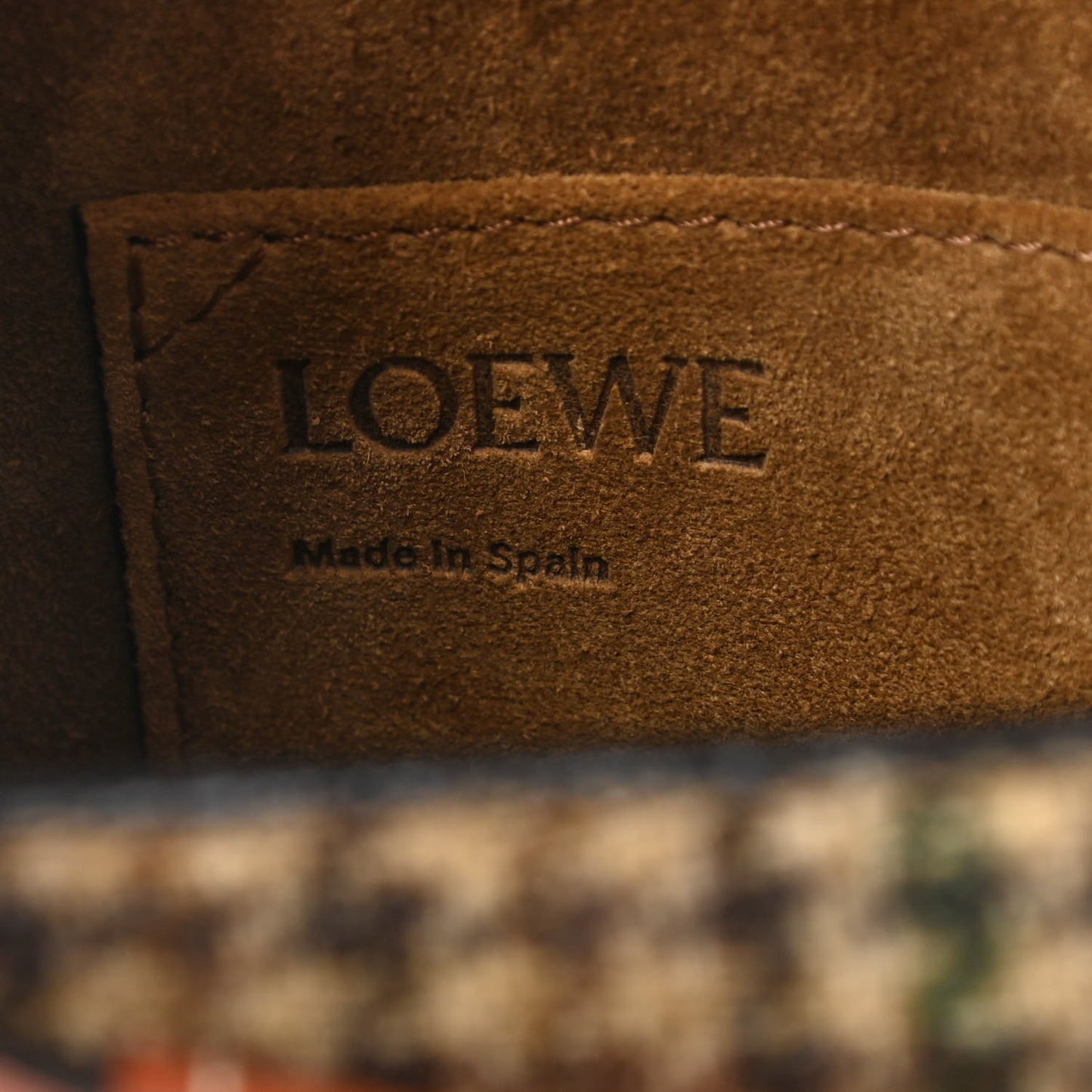 Smooth Calfskin Tweed Small Gate Crossbody Bag Dark Green Tan Multicolor