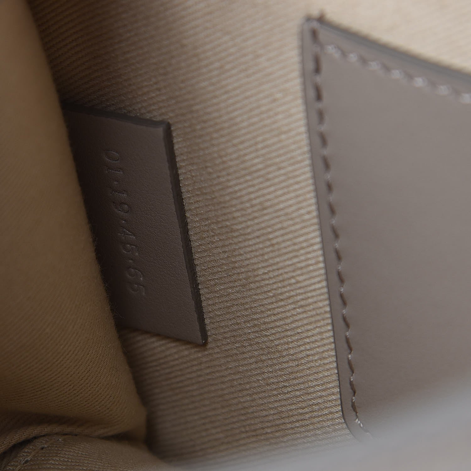 Chloe Calfskin Suede C Clutch With Chain Motty Grey 8 of 8