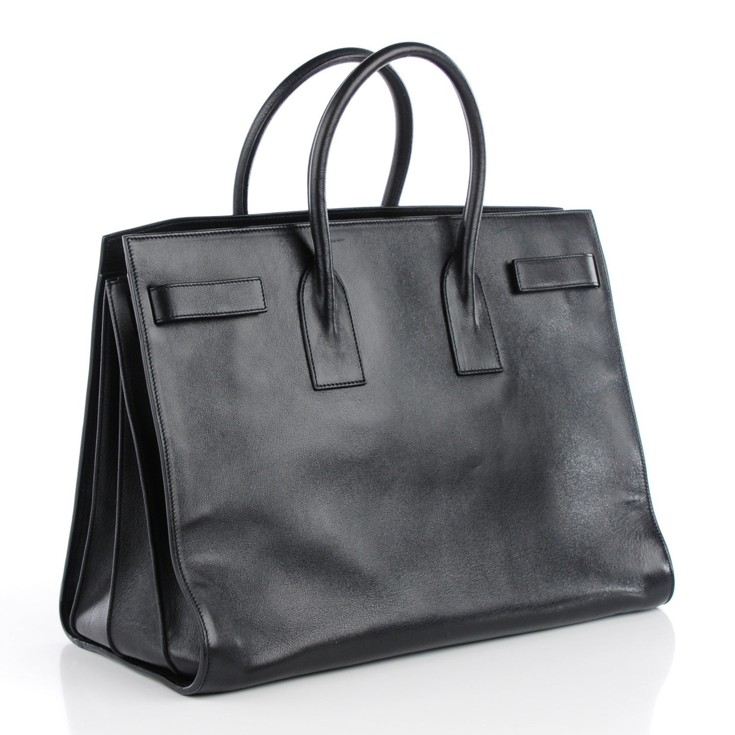 Saint Laurent Calfskin Large Sac de Jour Carryall Black 3 of 8