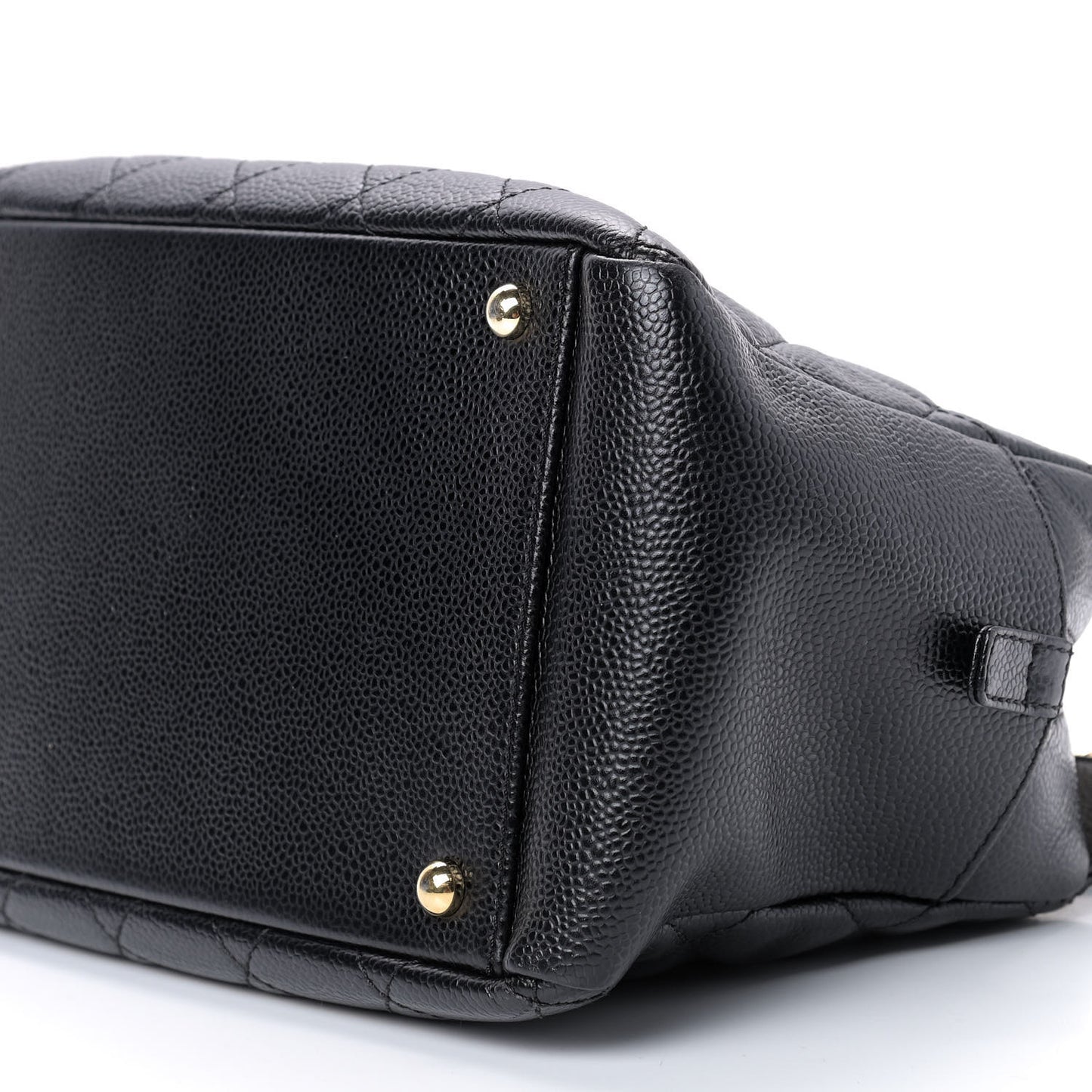 Caviar Quilted Petit Timeless Tote PTT Black