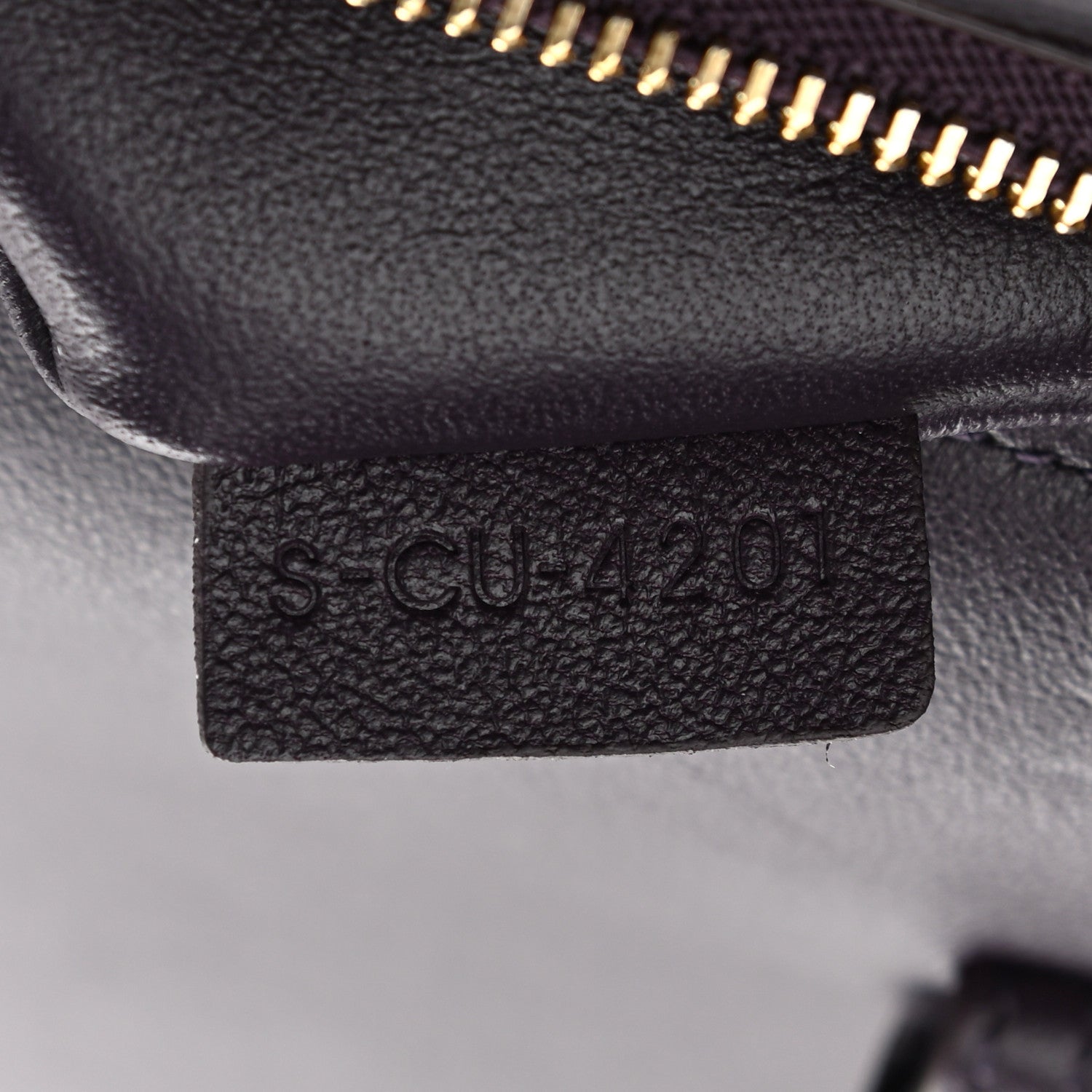 Celine Smooth Calfskin Medium Tabou Aubergine 7 of 12
