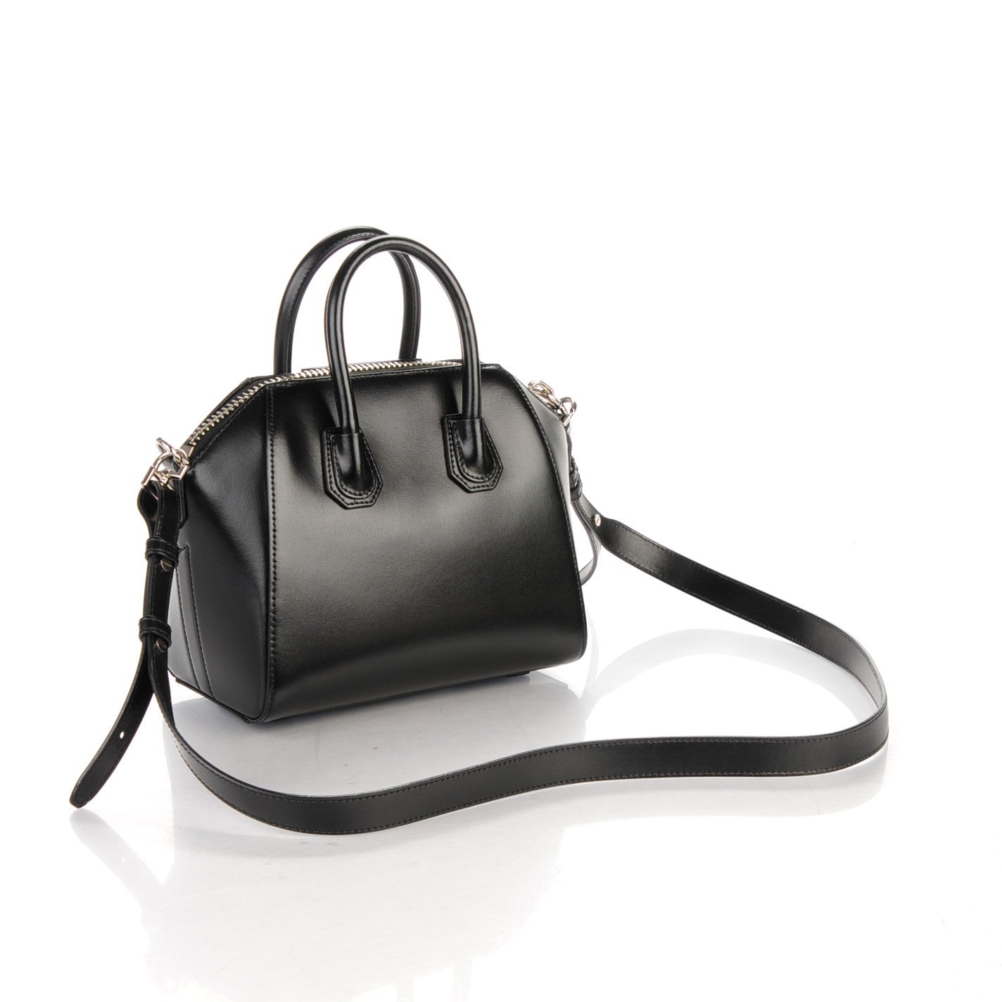 Givenchy Shiny Lord Calfskin Mini Antigona Black 3 of 7