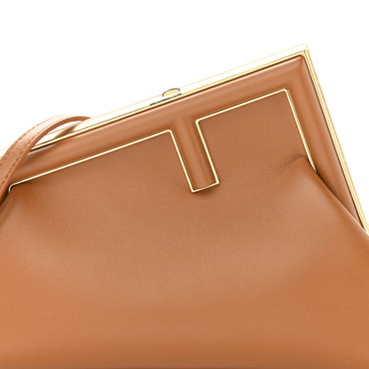 Fendi Shiny Nappa Small Fendi First Caramello 9 of 11
