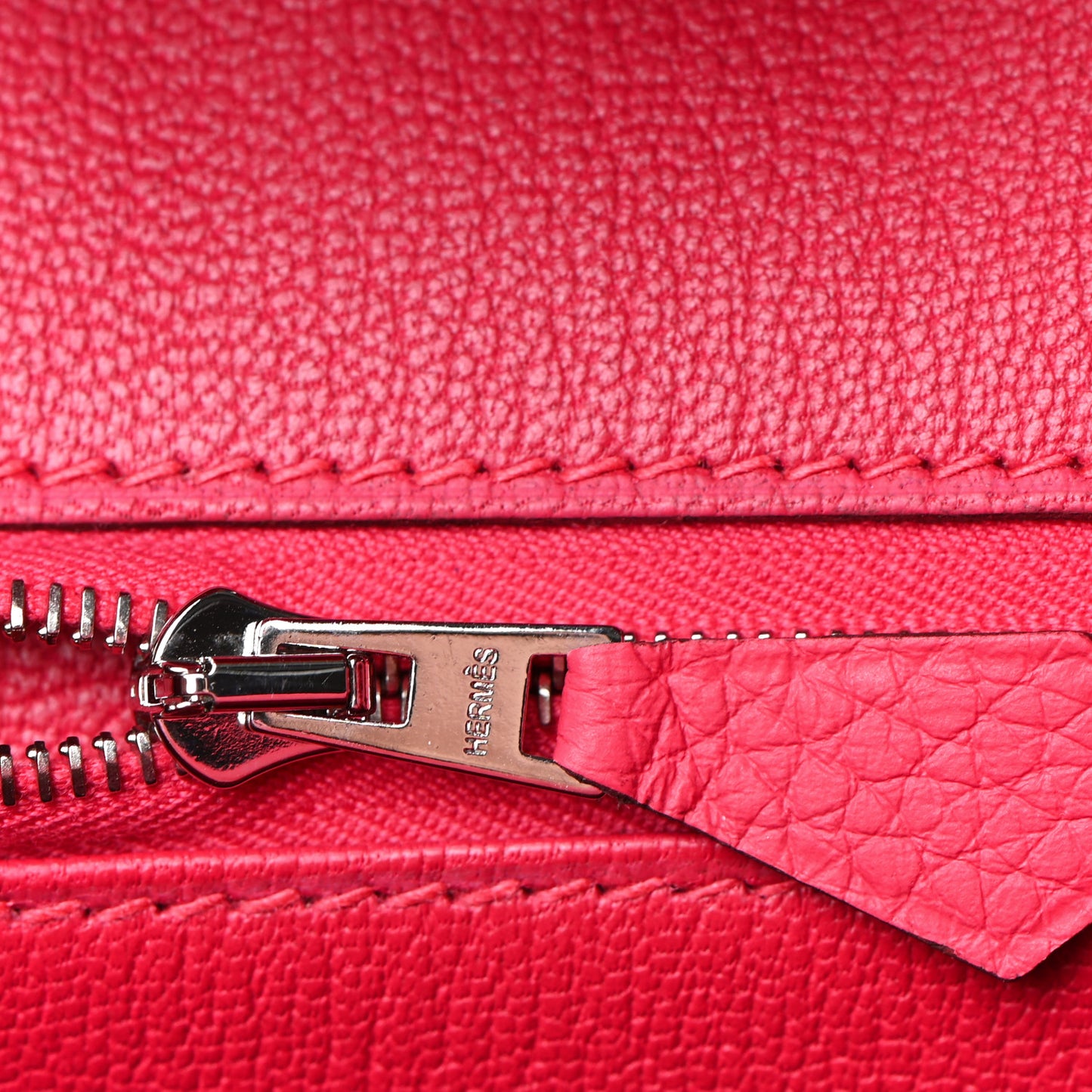 Taurillon Clemence Birkin 30 Rose Extreme