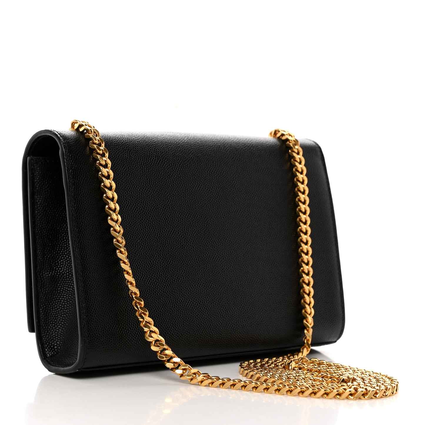 Grain De Poudre Small Classic Monogram Kate Satchel Black