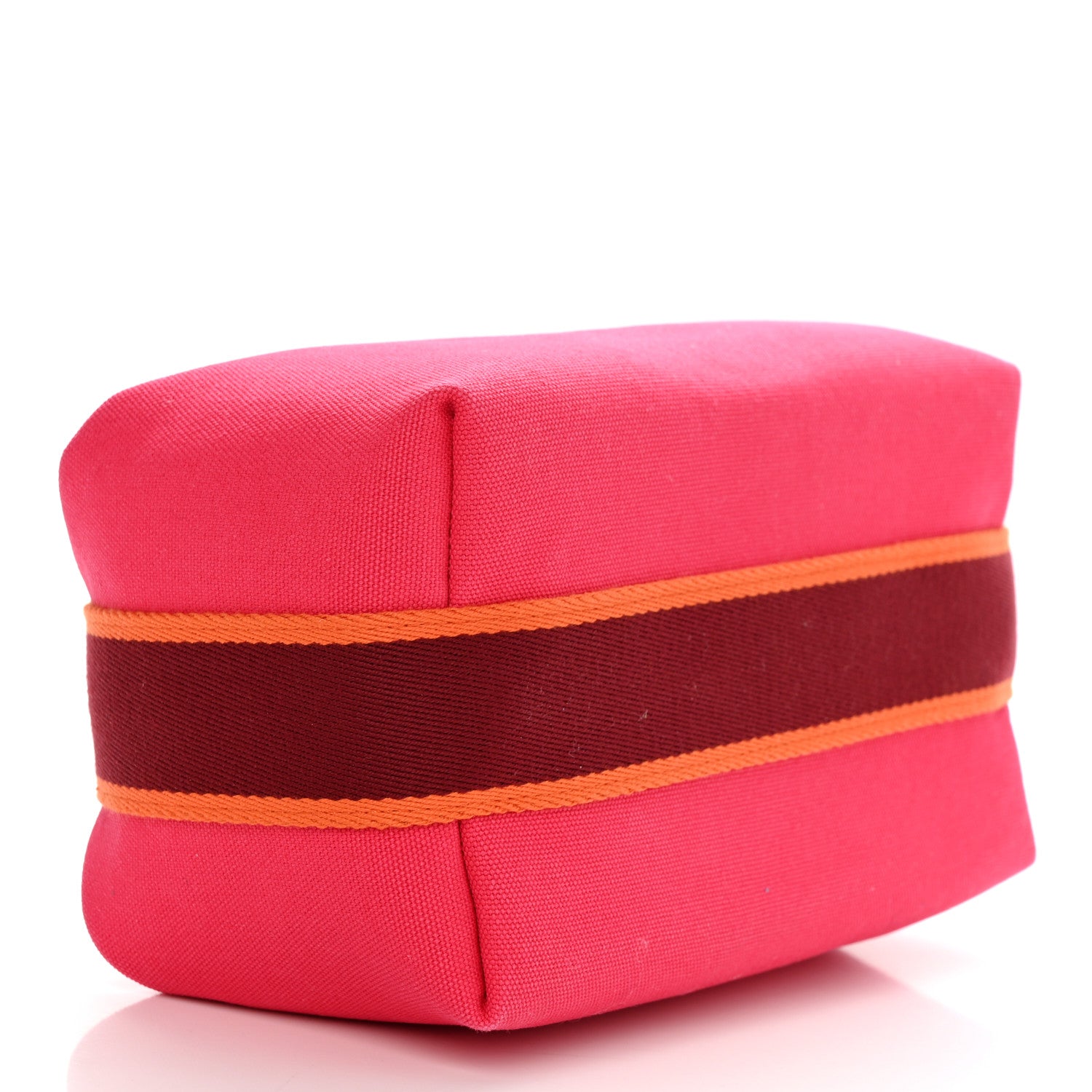 Hermes Canvas Small Bride-A-Brac Pouch Hibiscus 4 of 10