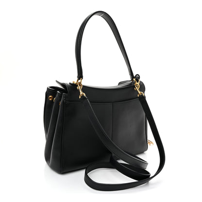 Balenciaga Natural Smooth Calfskin Small Rodeo Top Handle Handbag Black 3 of 9