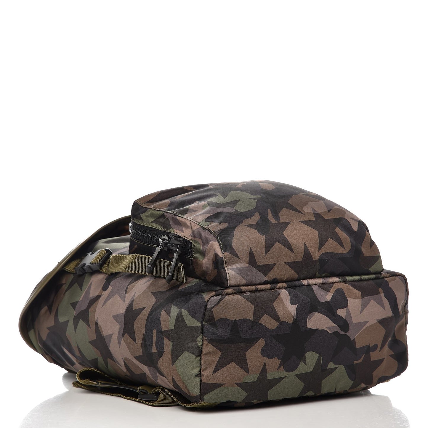 Nylon Camustars Drawstring Backpack Multicolor