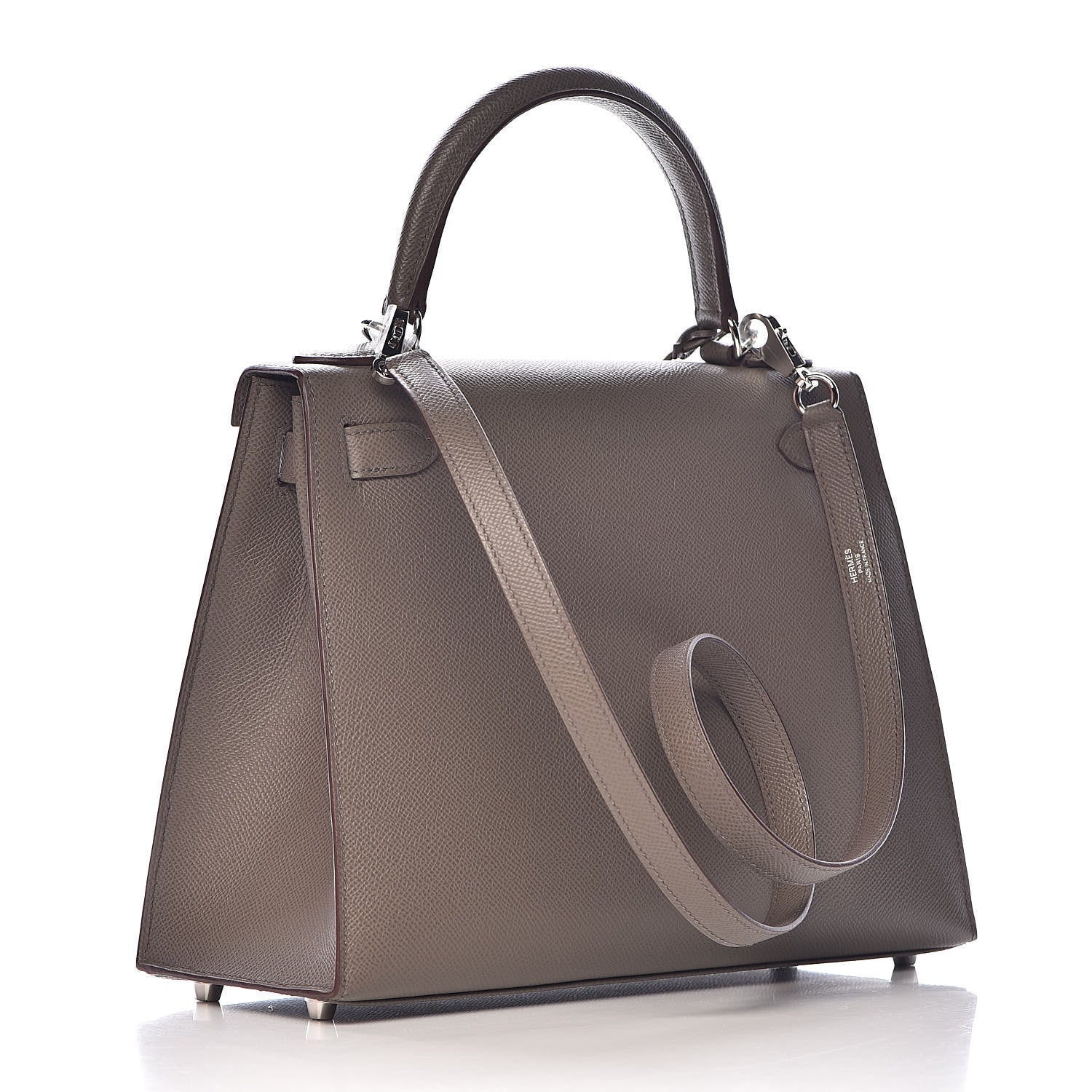 Hermes Epsom Kelly Sellier 28 Etain 3 of 39