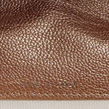 Chanel Diamond Stitched Yen Wallet Silver 7 of 9