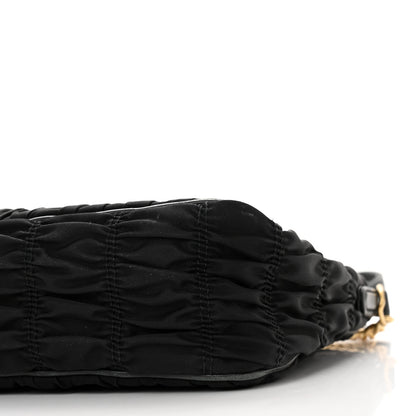 Prada Tessuto Nylon Gaufre Crossbody Bag Black 9 of 10