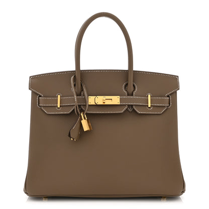 Hermes Epsom BIRKIN 30 Etoupe 1 of 11