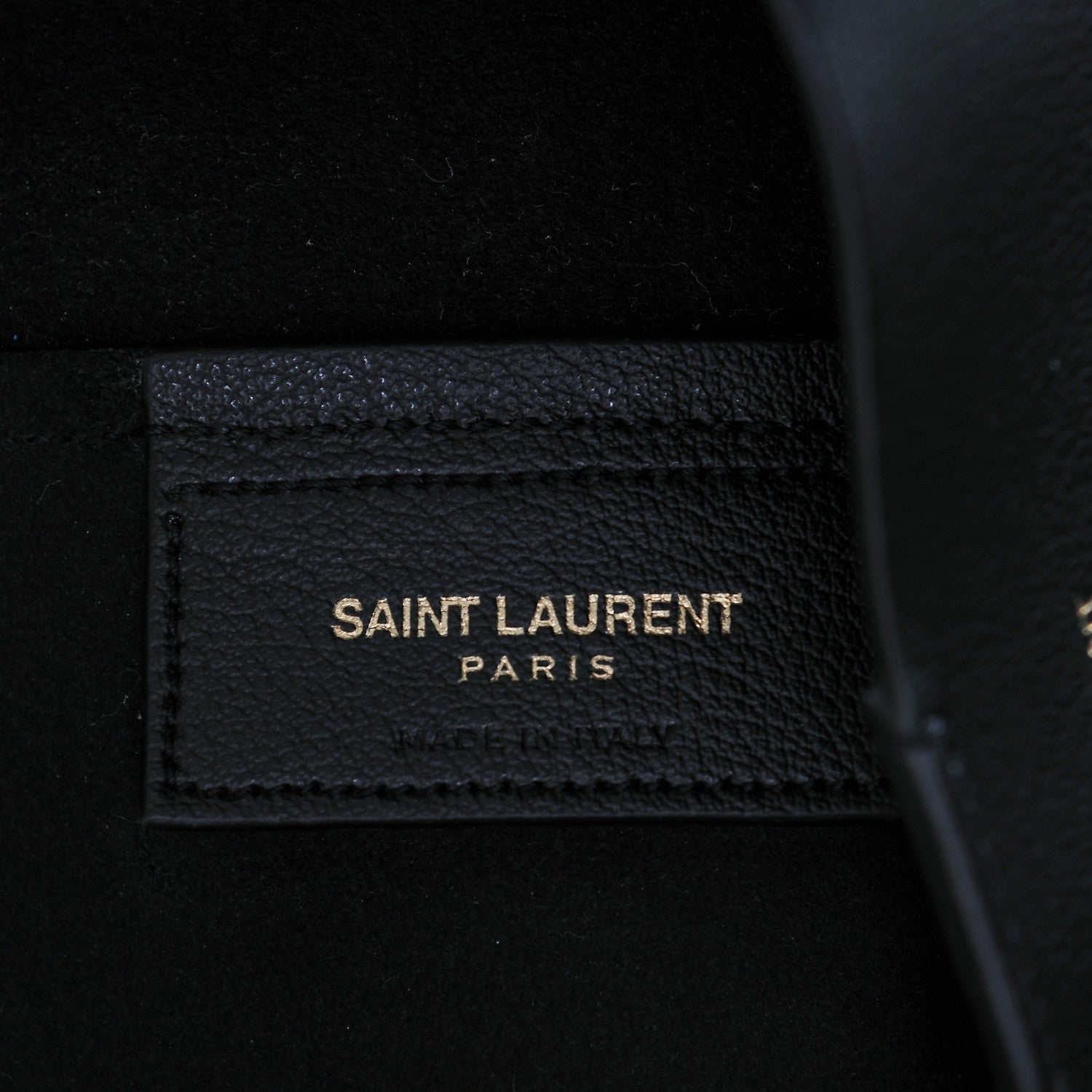 Saint Laurent Calfskin Large Shopping Tote Black 7 of 7