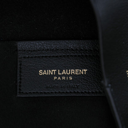 Saint Laurent Calfskin Large Shopping Tote Black 7 of 7