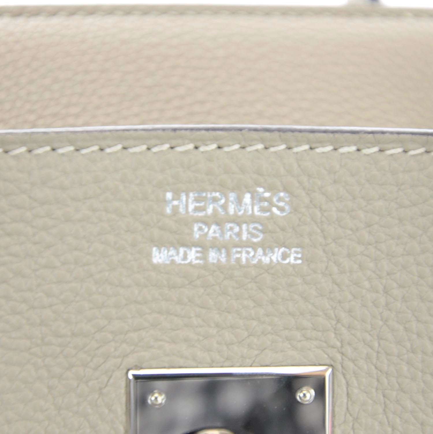 Hermes Togo Birkin 35 Gris Tourterelle 9 of 11