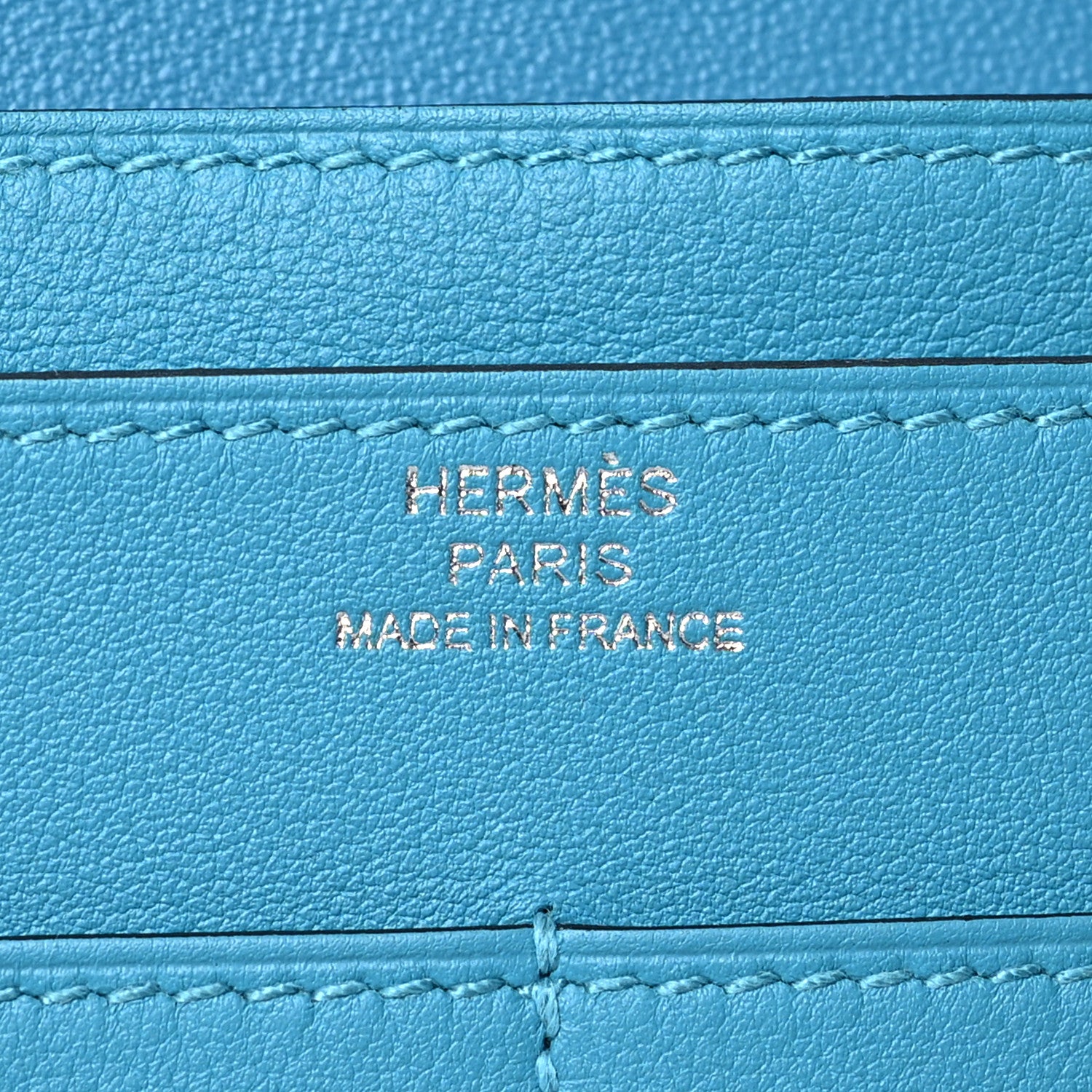 Hermes Swift Dogon Duo Wallet Turquoise 9 of 12