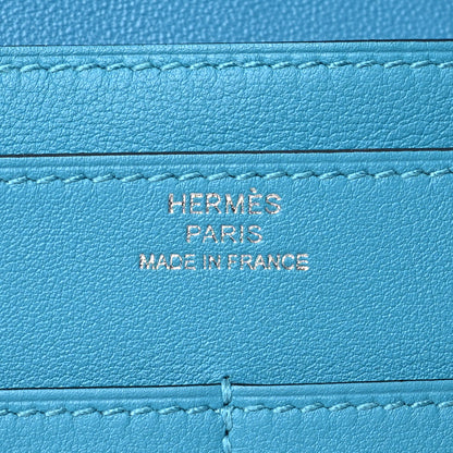 Hermes Swift Dogon Duo Wallet Turquoise 9 of 12