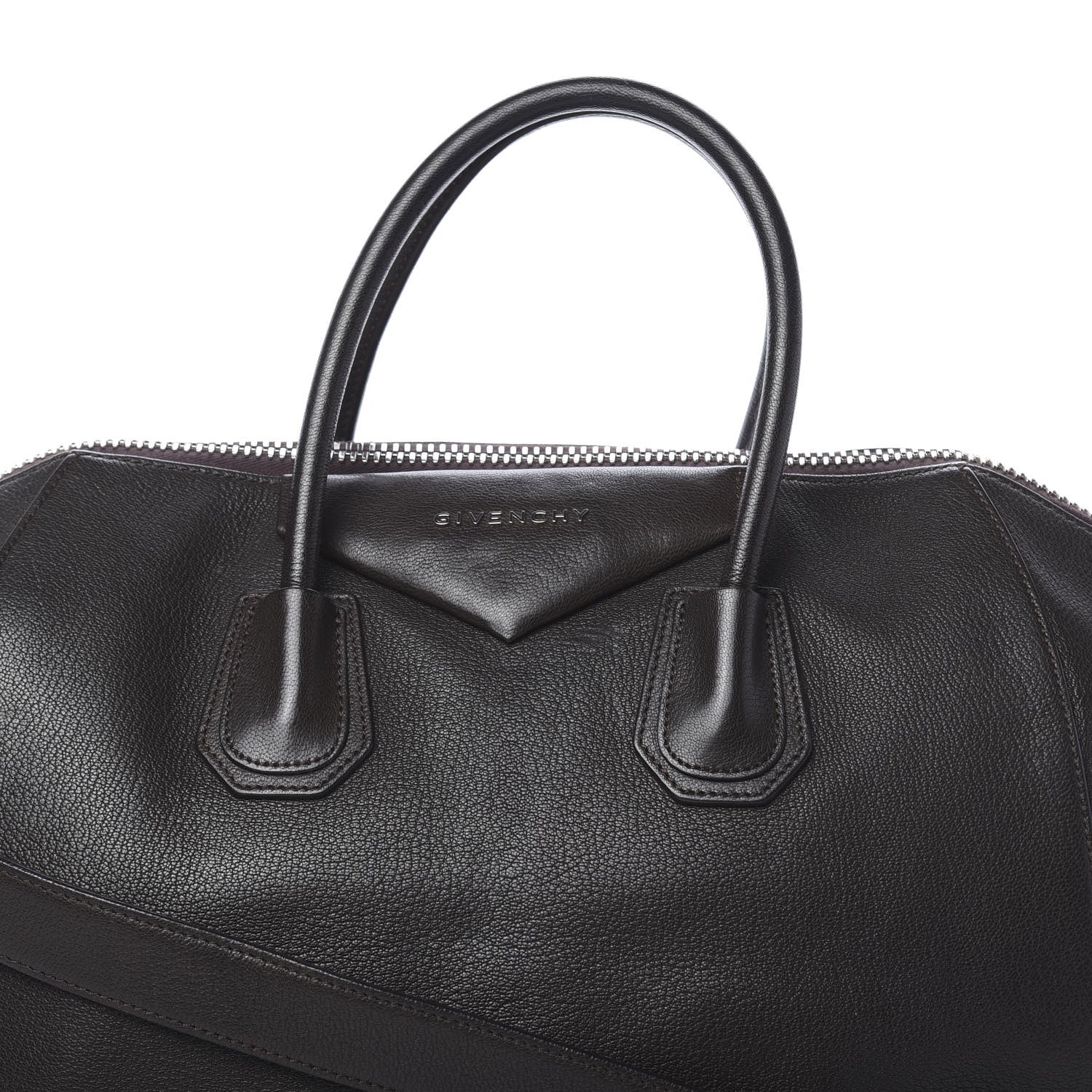 Givenchy Sugar Goatskin Medium Antigona Dark Brown 9 of 12